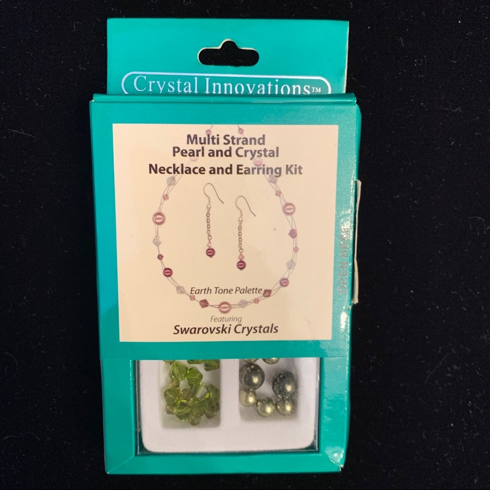 Pearl & Crystal Necklace & Earring Kit
